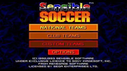 Sensible Soccer de Mega Drive imagen